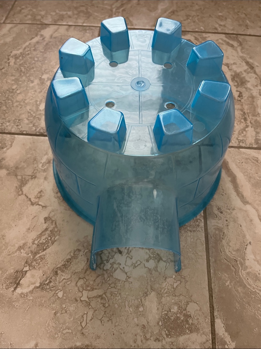 Blue Plastic Pet Igloo 🐹